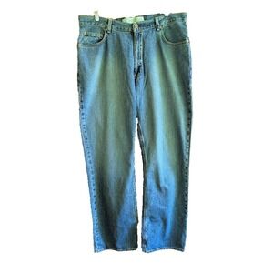 Arizona Jeans Mens 38 x 34 Medium Wash Boot Cut Y2K Skater Wide Leg Baggy Vtg